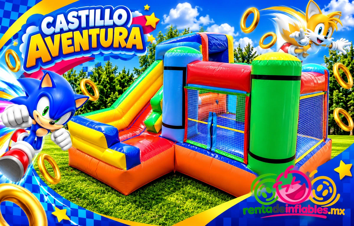 Castillo Aventura, perspectiva frontal diagonal
