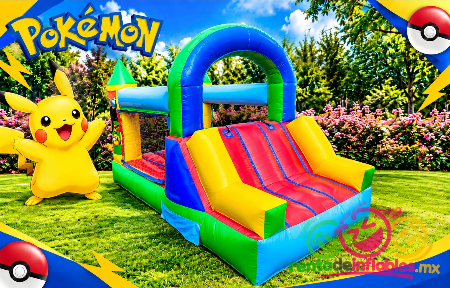 Mini Pokémon, segunda perspectiva nueva del inflable